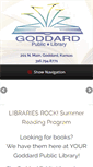 Mobile Screenshot of goddardlibrary.com